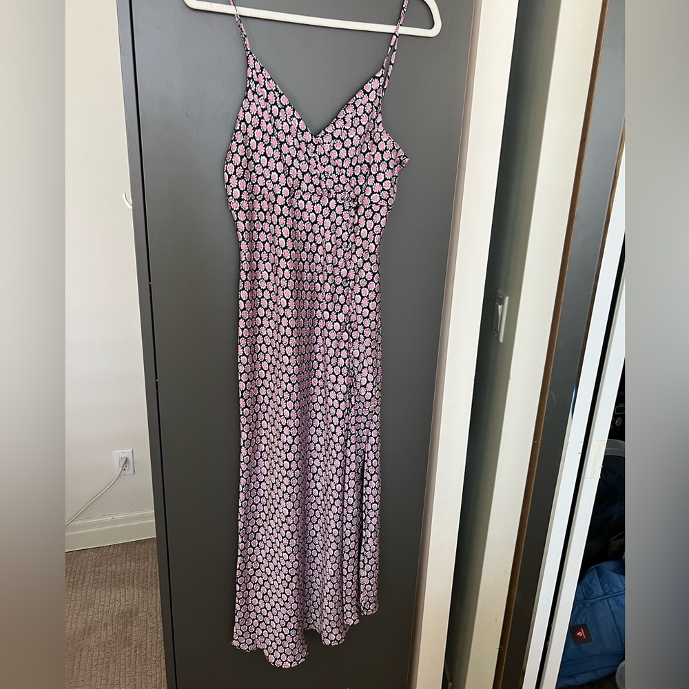 Zara - Floral Print Slip Dress - XL